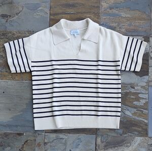 & Other Stories Paris Atelier | The "Riviera Retro" Stripe Knit Polo